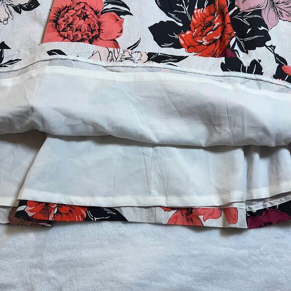 Ann Taylor Sleeveless Sundrenched Floral Print Fit & Flare Dress Size 6 NEW - Picture 9 of 14
